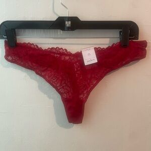 Auden Women's Scarlet Lace Panties